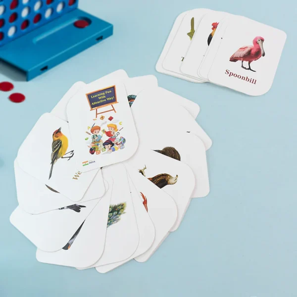 Kids Early Learner Educational Flashcards – 32 Birds