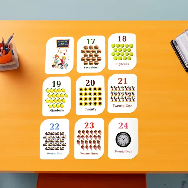 Kids Early Learner 32-Piece Number Flashcard Set