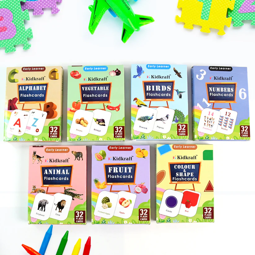7-in-1 Kidkraft Early Learner Flashcard Combo Set ( 224 PC CARD) - Image 4