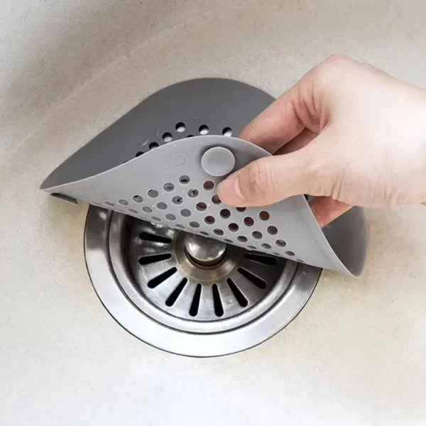 Flexible Silicone Drain Cover Strainer (Set of 4 Pcs.)